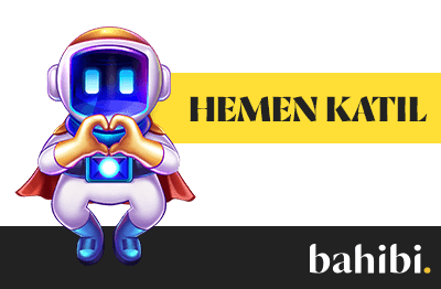 Uzay kıyafetli karakterin yanında Hemen Katıl butonu Bahibi Canlı Bahis içeriklerine yönlendirme